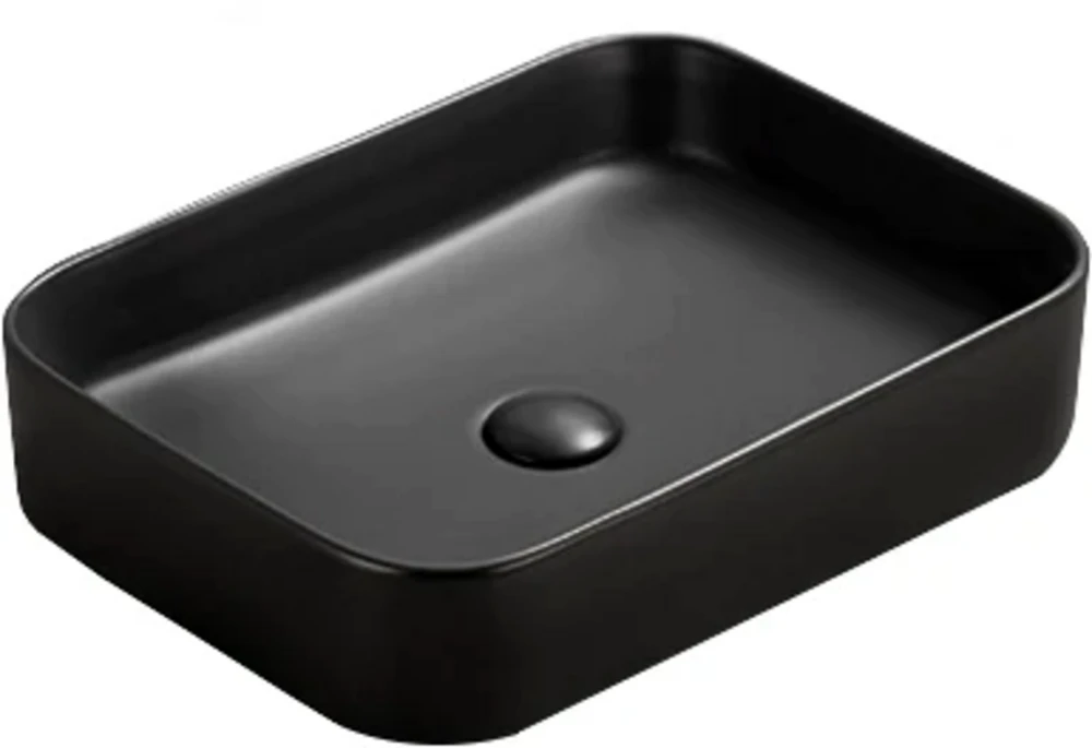Praustuvas Mexen Vena, 50 cm, Juodas matt