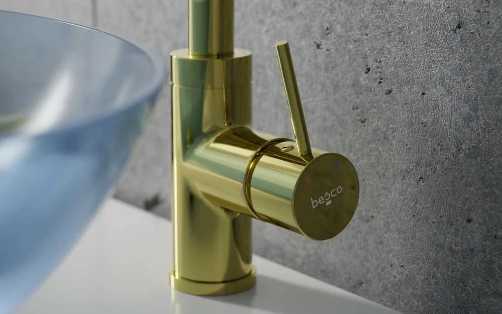Praustuvo maišytuvas Besco Illusion I, Gold