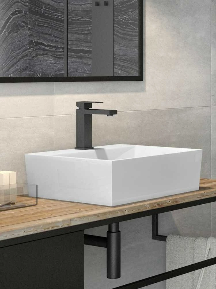 Praustuvo maišytuvas Besco Modern / Varium II, Juodas matt