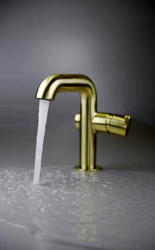 Praustuvo maišytuvas Deante Silia BQS_R24M, Brushed auksinis