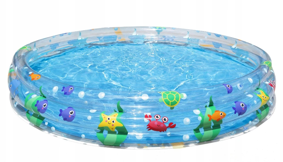 Bestway® vaikiškas pripučiamas baseinas Deep Dive Ø 183 x 33 cm, apvalus