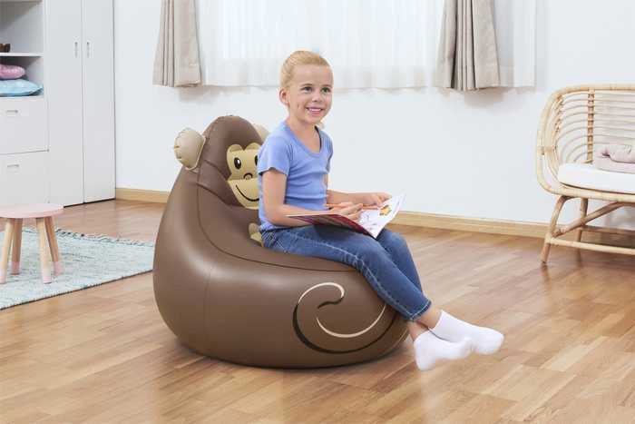 Pripučiamas fotelis Bestway Monkey, 72 x 72 x 64 cm
