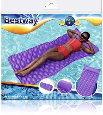 Pripučiamas paplūdimio čiužinys Bestway, 213 x 86 cm, violetinis