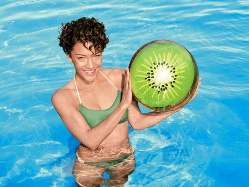 BESTWAY paplūdimio kamuolys Fruit 46cm, assort., 31042