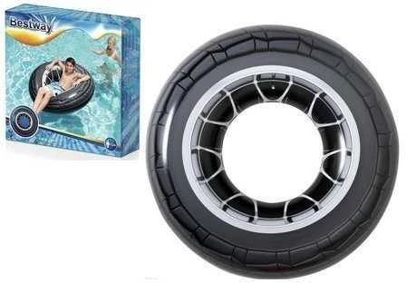 Bestway 36102 plūduriuojantis gaminys baseinui / paplūdimiui Juoda, Pilka Plaukimo ratas Atvaizdas Vinilas