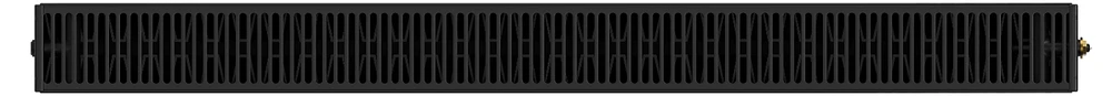 Radiatorius Mexen CC21, 300 x 1100 mm, 810 W, pajungimas iš apačios per vidurį, juodas