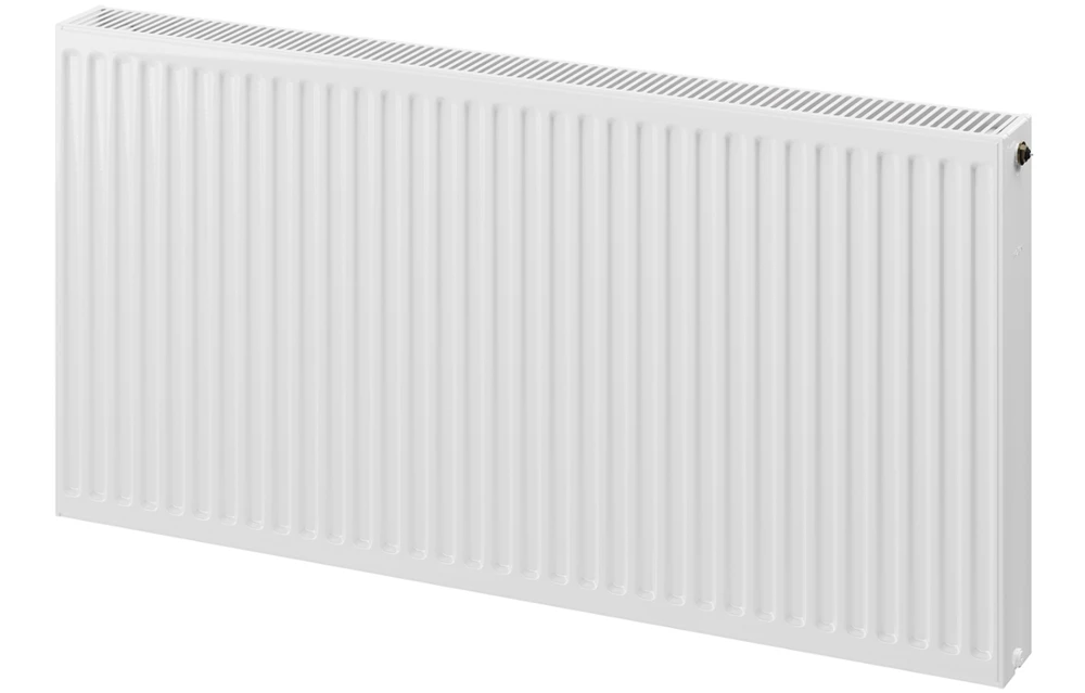 Radiatorius Mexen CC22, 400 x 600 mm, 711 W, pajungimas iš apačios per vidurį, baltas