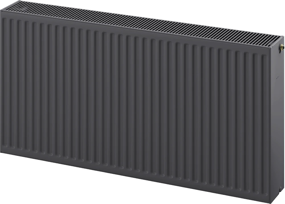 Radiatorius Mexen CC33, 300 x 2800 mm, 3736 W, pajungimas iš apačios per vidurį, antracitas