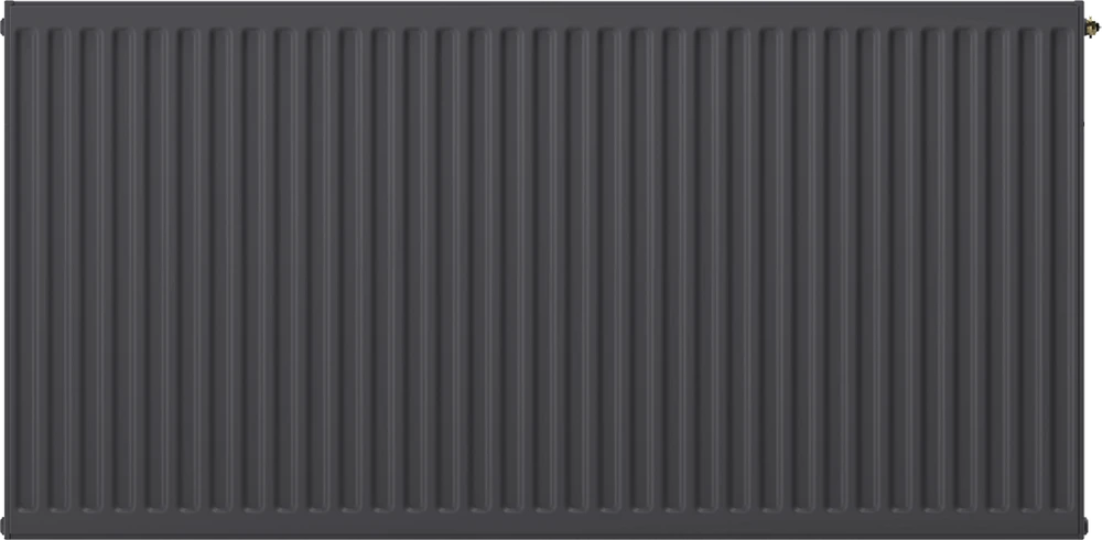 Radiatorius Mexen CC33, 400 x 2400 mm, 4053 W, pajungimas iš apačios per vidurį, antracitas