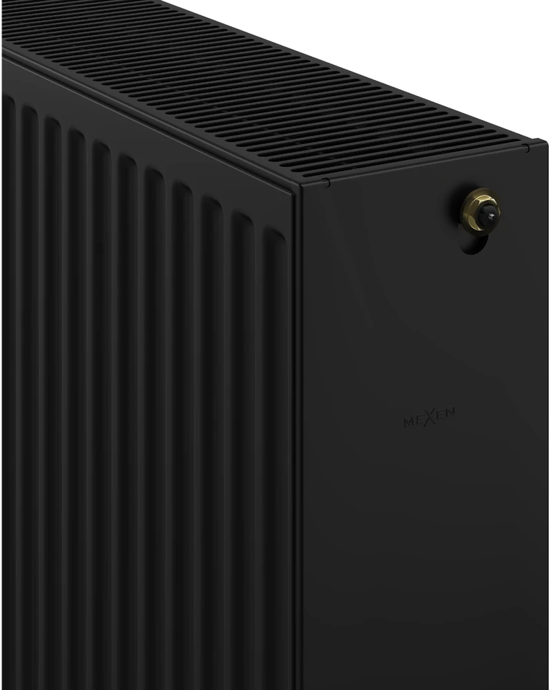 Radiatorius Mexen CC33, 400 x 500 mm, 844 W, pajungimas iš apačios per vidurį, juodas