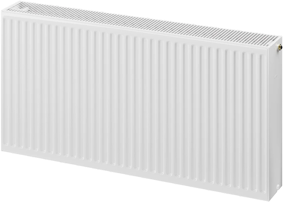 Radiatorius Mexen CC33, 500 x 1200 mm, 2425 W, pajungimas iš apačios per vidurį, baltas