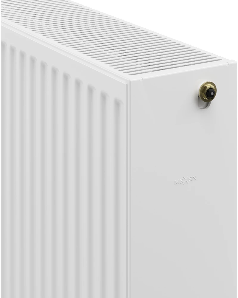 Radiatorius Mexen CC33, 600 x 1300 mm, 3035 W, pajungimas iš apačios per vidurį, baltas