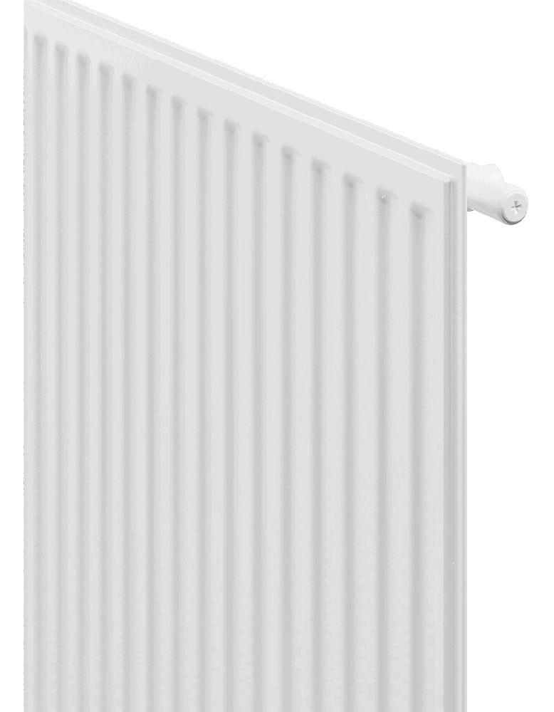 Radiatorius Mexen CH10 Hygiene, 400 x 400 mm, 173 W, pajungimas iš šono, baltas