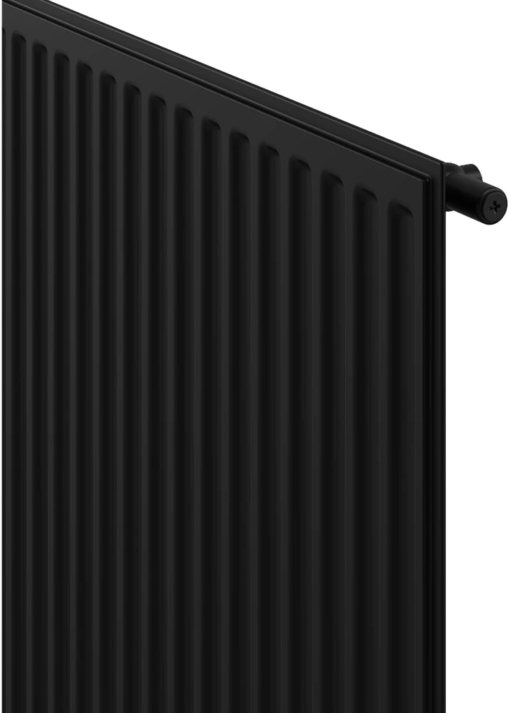 Radiatorius Mexen CH10 Hygiene, 400 x 600 mm, 259 W, pajungimas iš šono, juodas