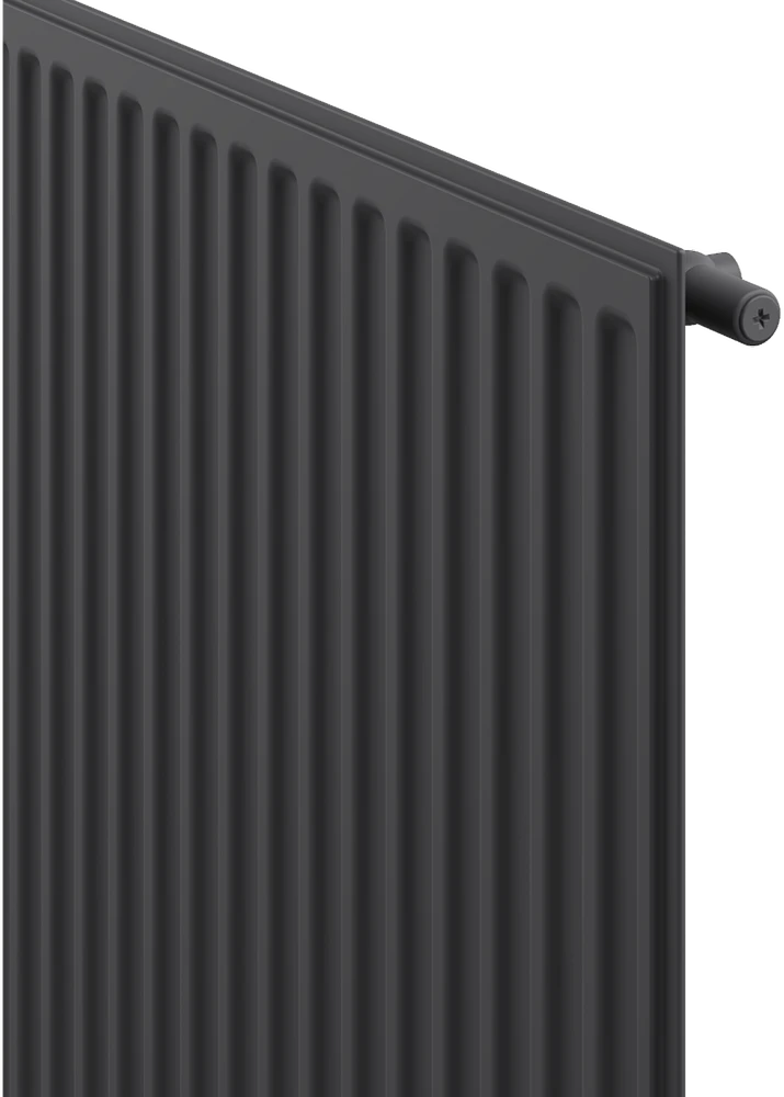 Radiatorius Mexen CH10 Hygiene, 400 x 700 mm, 302 W, pajungimas iš šono, antracitas
