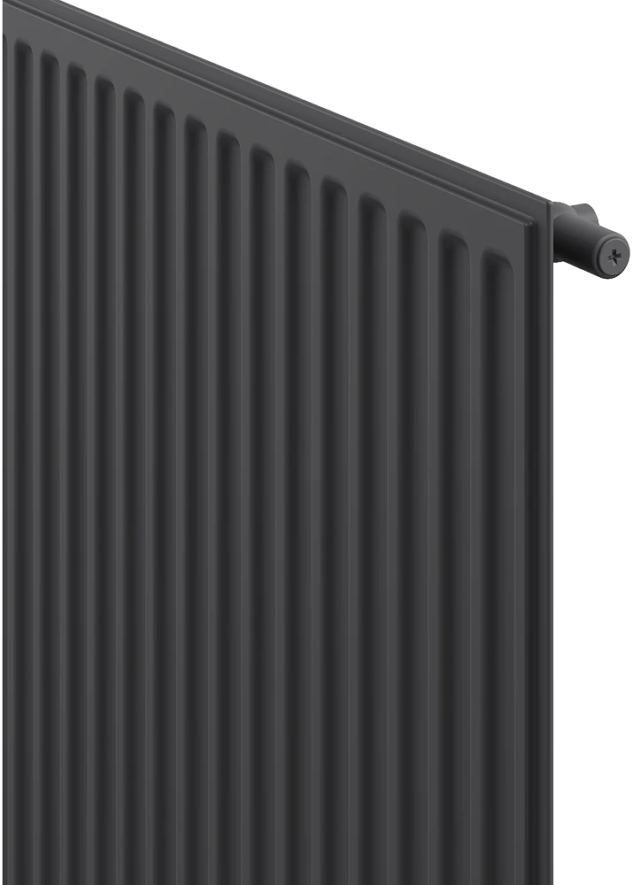 Radiatorius Mexen CH10 Hygiene, 600 x 500 mm, 312 W, pajungimas iš šono, antracitas