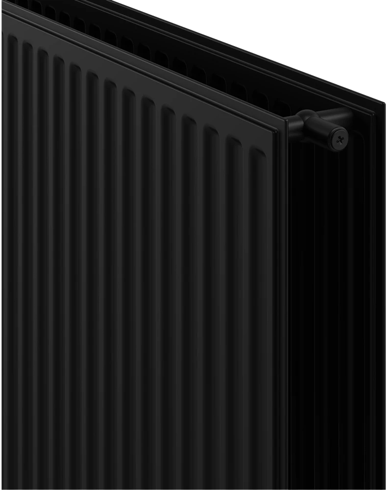 Radiatorius Mexen CH20 Hygiene, 300 x 2000 mm, 1273 W, pajungimas iš šono, juodas