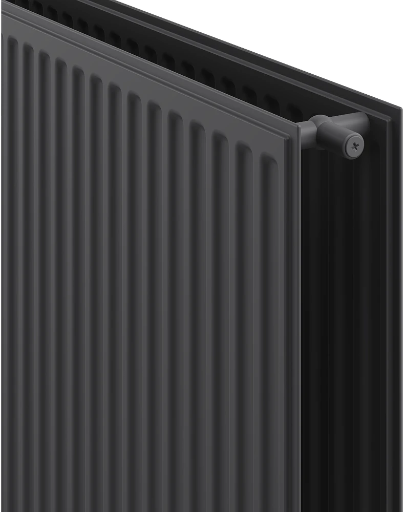 Radiatorius Mexen CH20 Hygiene, 400 x 1600 mm, 1272 W, pajungimas iš šono, antracitas