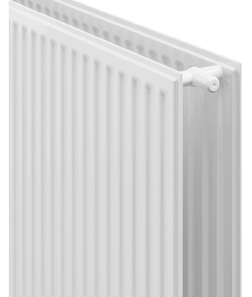Radiatorius Mexen CH20 Hygiene, 500 x 900 mm, 853 W, pajungimas iš šono, baltas