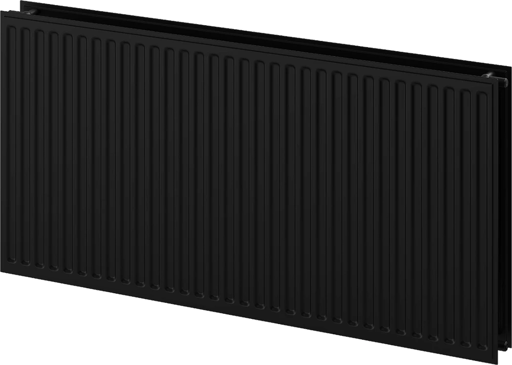 Radiatorius Mexen CH20 Hygiene, 600 x 1500 mm, 1649 W, pajungimas iš šono, juodas