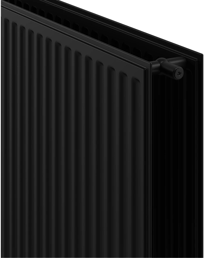 Radiatorius Mexen CH20 Hygiene, 600 x 1500 mm, 1649 W, pajungimas iš šono, juodas