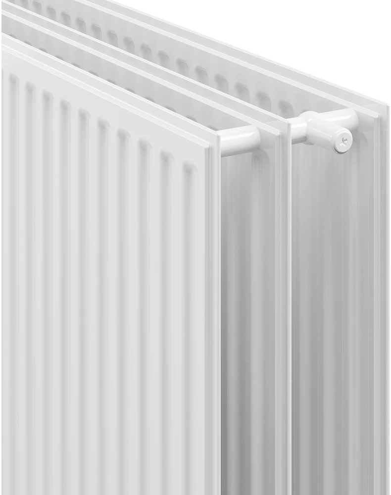 Radiatorius Mexen CH30 Hygiene, 300 x 2400 mm, 2093 W, pajungimas iš šono, baltas