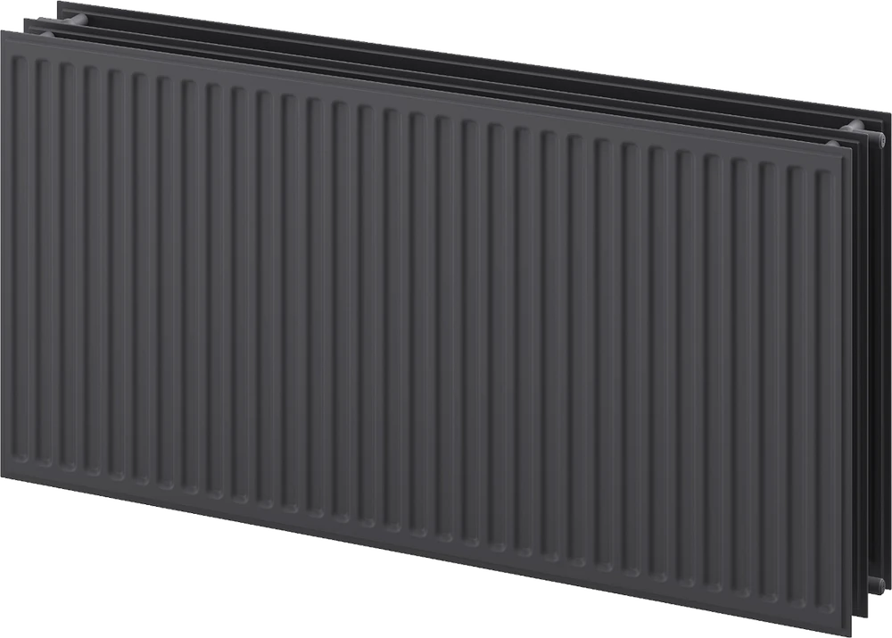 Radiatorius Mexen CH30 Hygiene, 400 x 1200 mm, 1315 W, pajungimas iš šono, antracitas