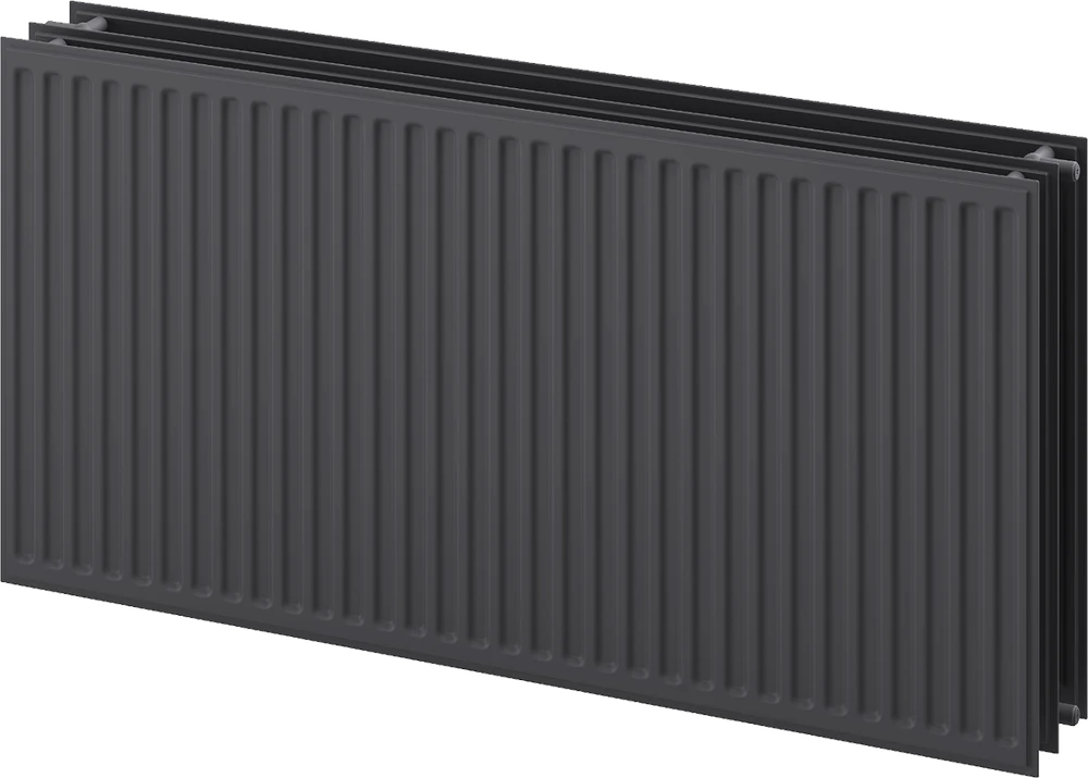 Radiatorius Mexen CH30 Hygiene, 400 x 400 mm, 438 W, pajungimas iš šono, antracitas