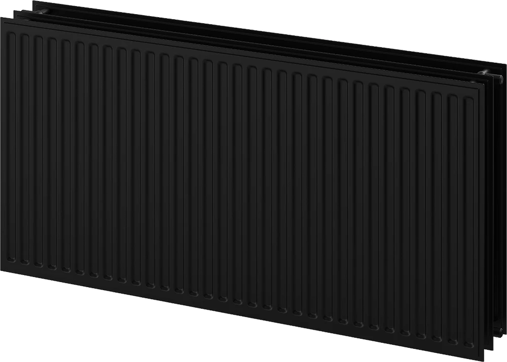 Radiatorius Mexen CH30 Hygiene, 400 x 700 mm, 767 W, pajungimas iš šono, juodas
