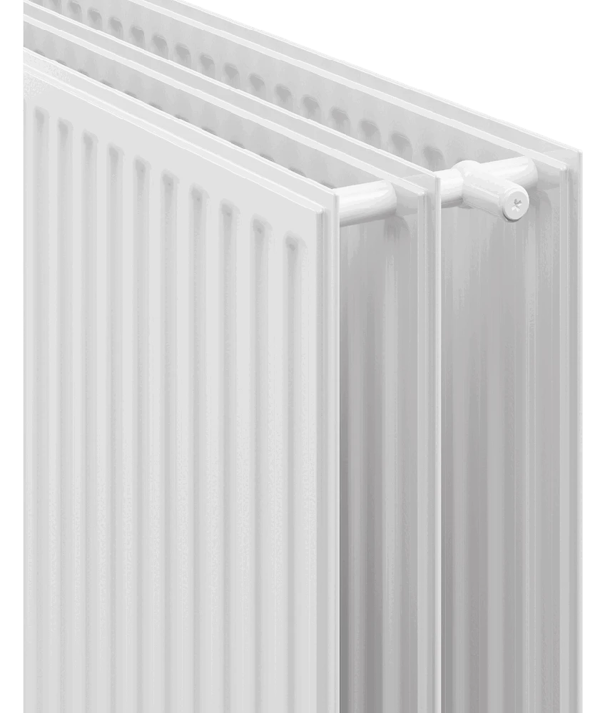 Radiatorius Mexen CH30 Hygiene, 600 x 1300 mm, 1961 W, pajungimas iš šono, baltas
