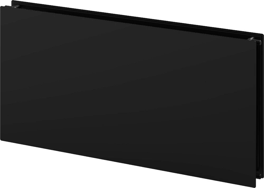 Radiatorius Mexen CHF20 Hygiene Flat, 300 x 2000 mm, 1136 W, pajungimas iš šono, juodas