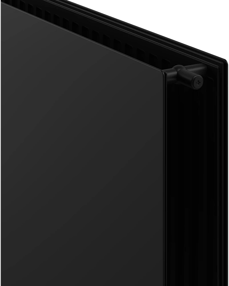 Radiatorius Mexen CHF20 Hygiene Flat, 300 x 1100 mm, 625 W, pajungimas iš šono, juodas
