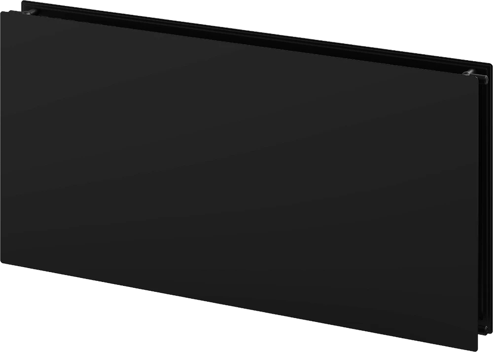 Radiatorius Mexen CHF20 Hygiene Flat, 600 x 1800 mm, 1806 W, pajungimas iš šono, juodas