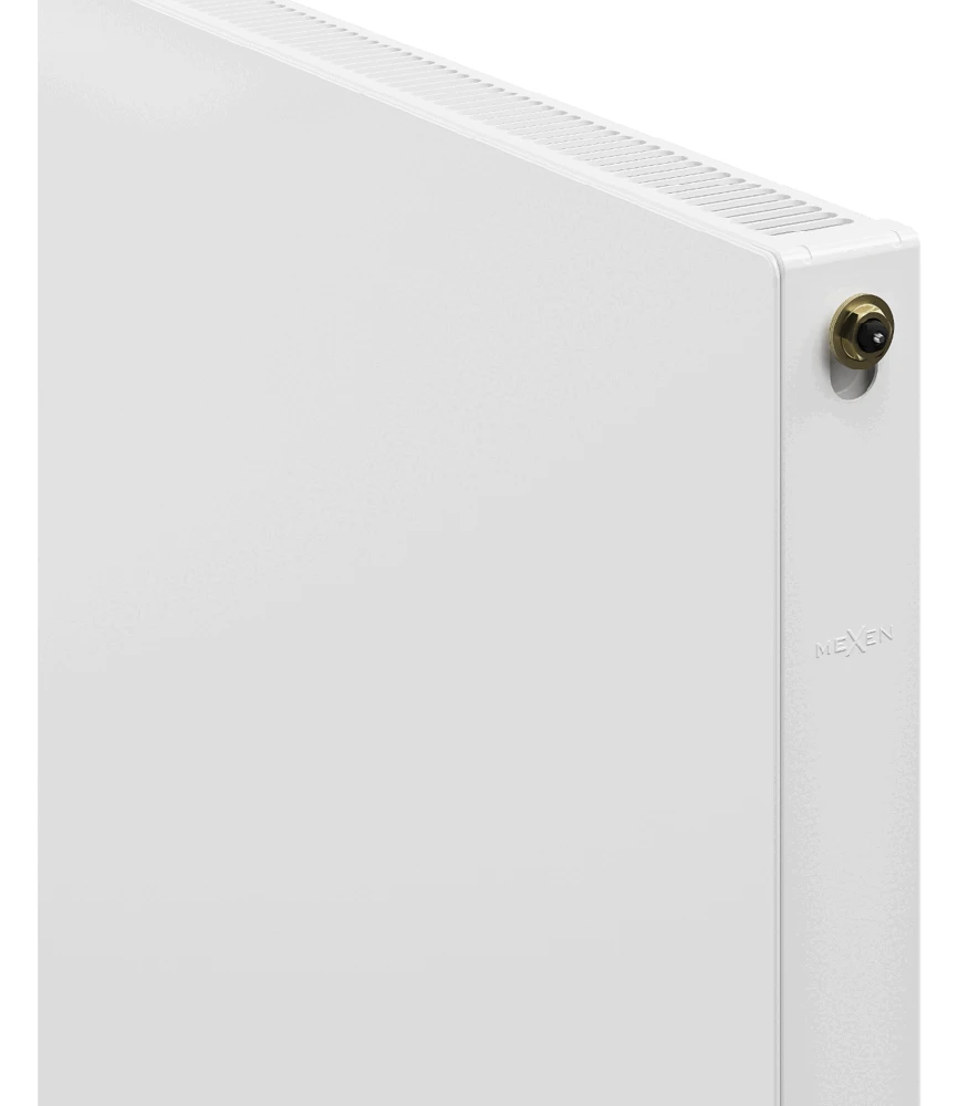 Radiatorius Mexen Flat CCF11, 600 x 1400 mm, 1097 W, pajungimas iš apačios per vidurį, baltas