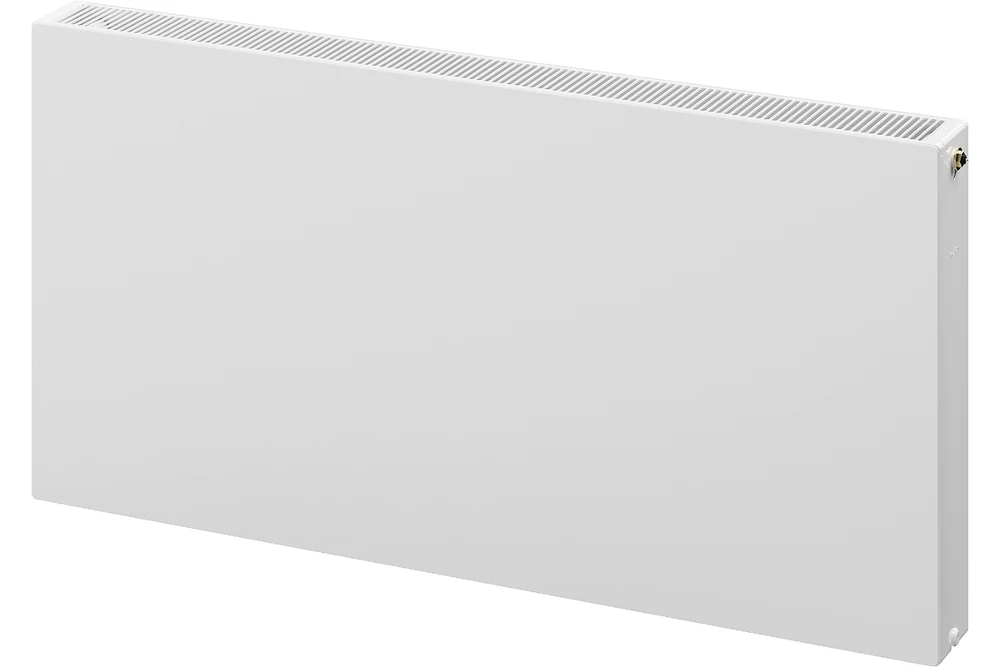 Radiatorius Mexen Flat CCF22, 300 x 2000 mm, 1801 W, pajungimas iš apačios per vidurį, baltas