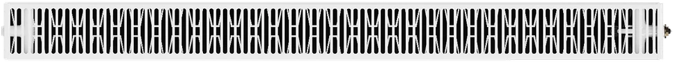 Radiatorius Mexen Flat CCF22, 300 x 700 mm, 630 W, pajungimas iš apačios per vidurį, baltas