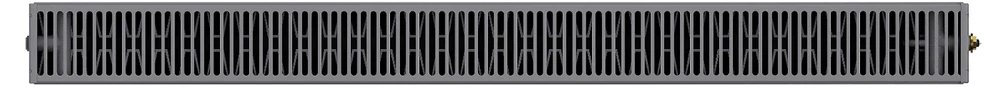 Radiatorius Mexen Flat CCF22, 400 x 1000 mm, 1138 W, pajungimas iš apačios per vidurį, antracitas