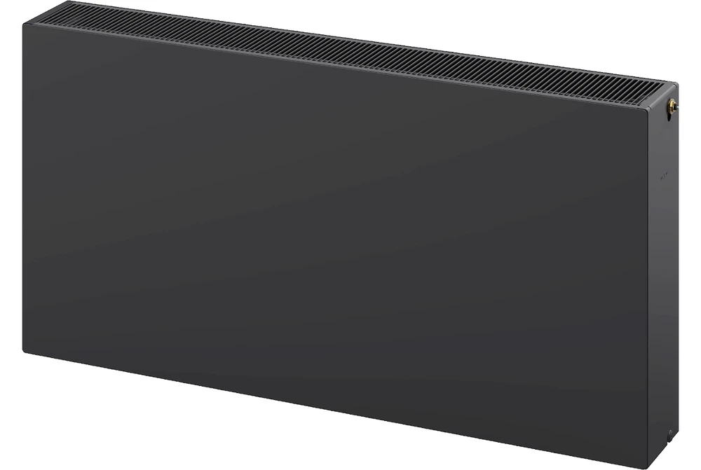 Radiatorius Mexen Flat CCF33, 400 x 1600 mm, 2530 W, pajungimas iš apačios per vidurį, antracitas