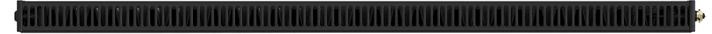 Radiatorius Mexen Line CCL11, 600 x 1300 mm, 1018 W, pajungimas iš apačios per vidurį, juodas