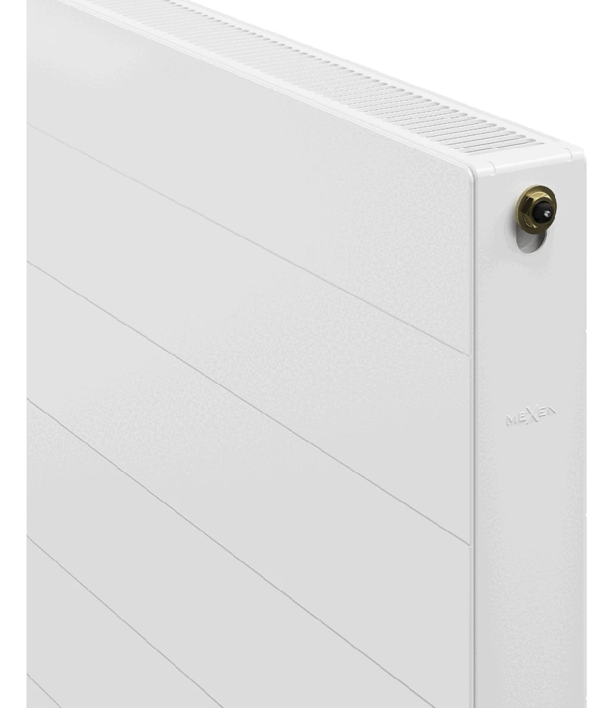 Radiatorius Mexen Line CCL21, 500 x 2000 mm, 2016 W, pajungimas iš apačios per vidurį, baltas