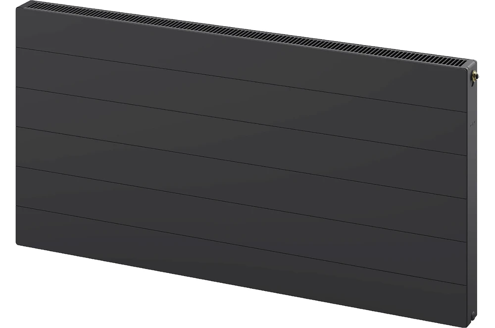 Radiatorius Mexen Line CCL21, 600 x 700 mm, 847 W, pajungimas iš apačios per vidurį, antracitas