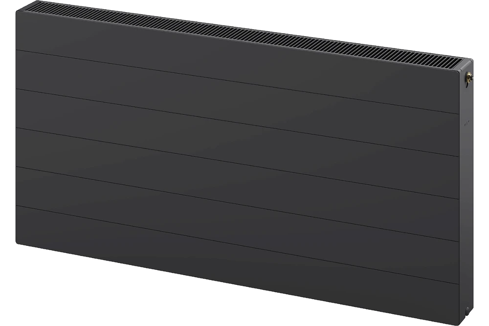 Radiatorius Mexen Line CCL22, 300 x 1800 mm, 1621 W, pajungimas iš apačios per vidurį, antracitas