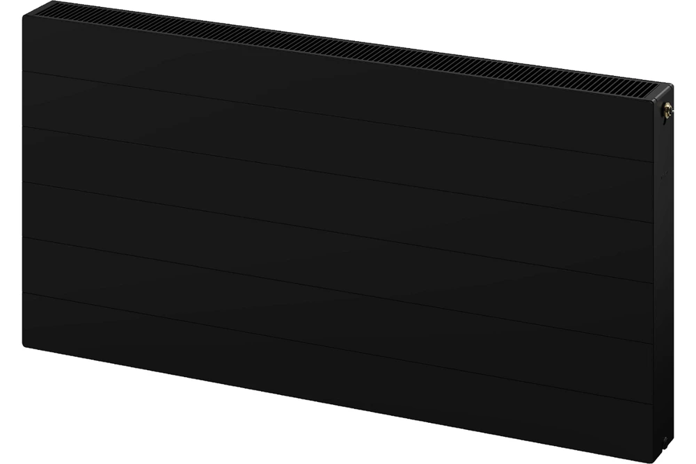 Radiatorius Mexen Line CCL22, 300 x 2000 mm, 1801 W, pajungimas iš apačios per vidurį, juodas