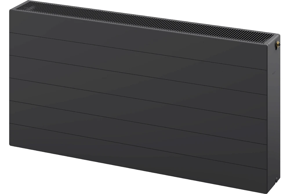 Radiatorius Mexen Line CCL33, 400 x 1100 mm, 1740 W, pajungimas iš apačios per vidurį, antracitas