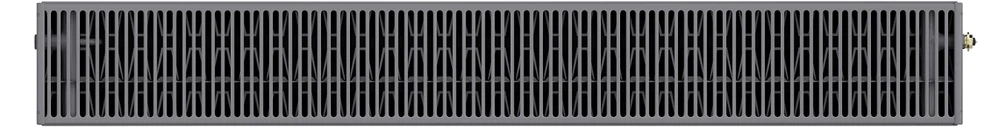 Radiatorius Mexen Line CCL33, 600 x 500 mm, 1100 W, pajungimas iš apačios per vidurį, antracitas