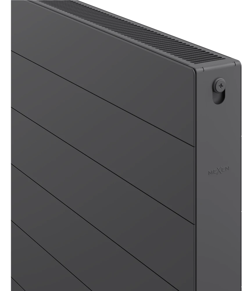 Radiatorius Mexen Line CL21, 600 x 1500 mm, 1814 W, šoninio pajungimo, antracitas