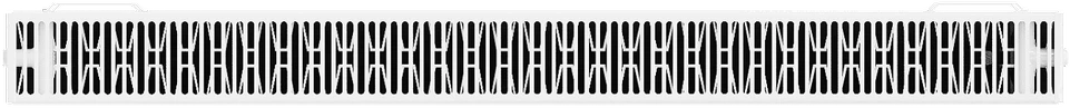 Radiatorius Mexen Line CL22, 600 x 1800 mm, 2848 W, šoninio pajungimo, baltas