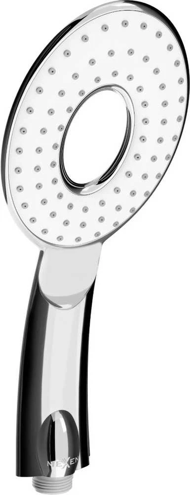 Rankinė dušo galvutė Mexen R-73, 1 funkcijos, Chrome/Baltas