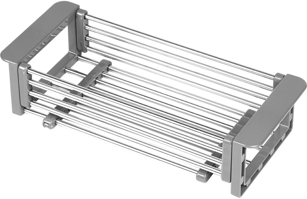 Reguliuojamas nuvarvėjimo indas plautuvei Kuchinox EKO_800M, Chrome/Pilkas