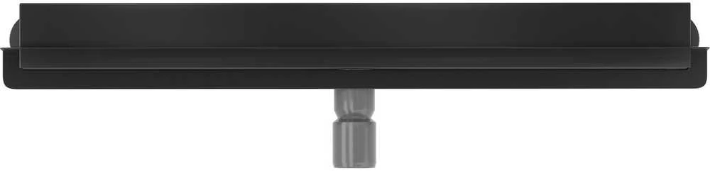 Sieninis dušo latakas Mexen Flat Wall 2in1, Juodas, 110 cm